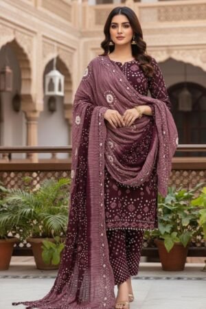 Unstitch Linen 3PC Dress