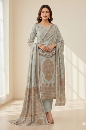 Unstitch Dhanak Marina 3Pc Dress