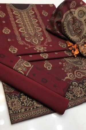 Wool Jaquard 3Pc Dress