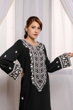 Cotton Embroidered 2pc Dress