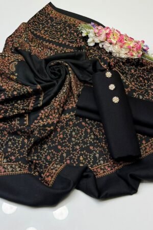 Luxury Kashmiri Pashmina Shawl 3PC Winter Dress