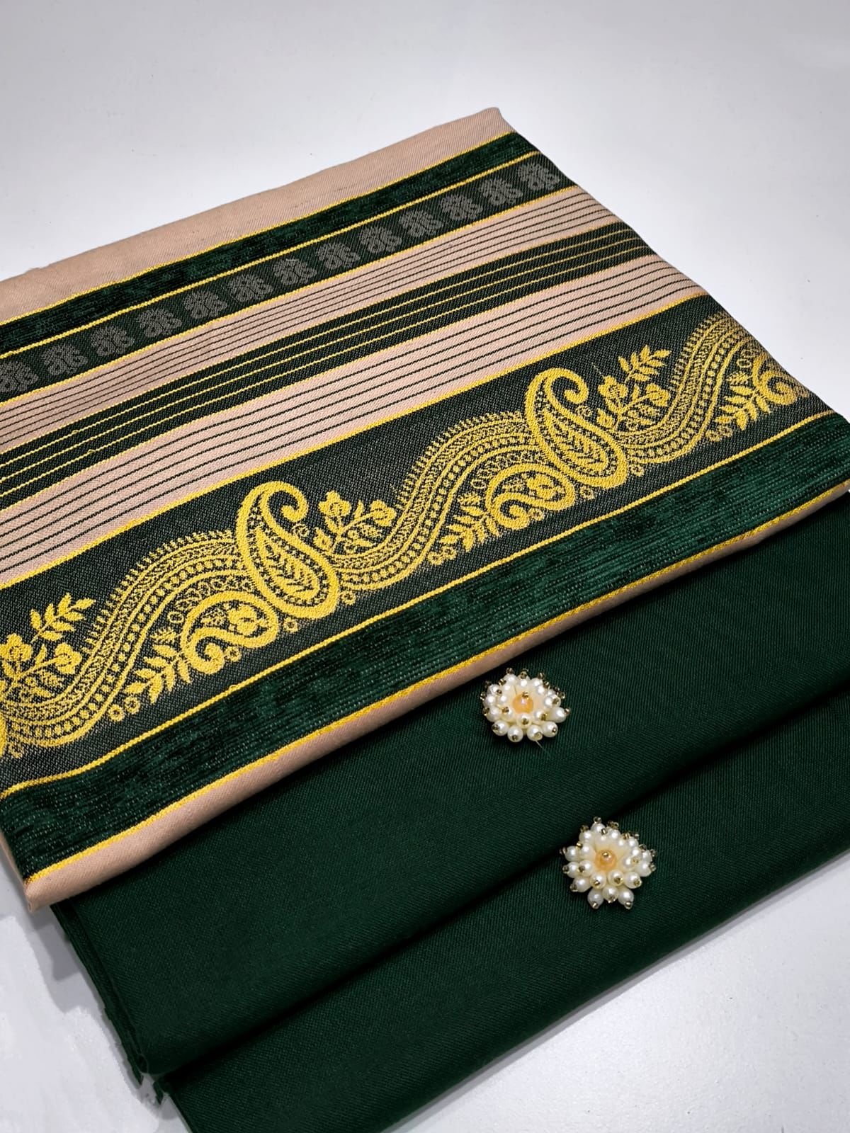 Luxury Jacquard Shawl Wool Suiting – 3PC - Image 7