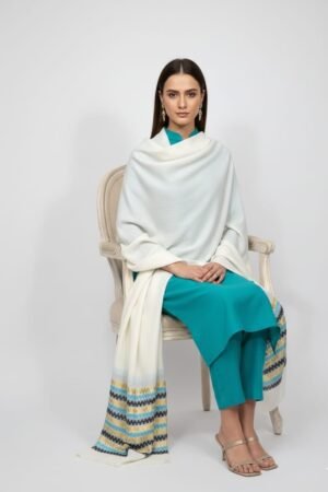 Winter 2-Border Jacquard Suiting Shawl Collection