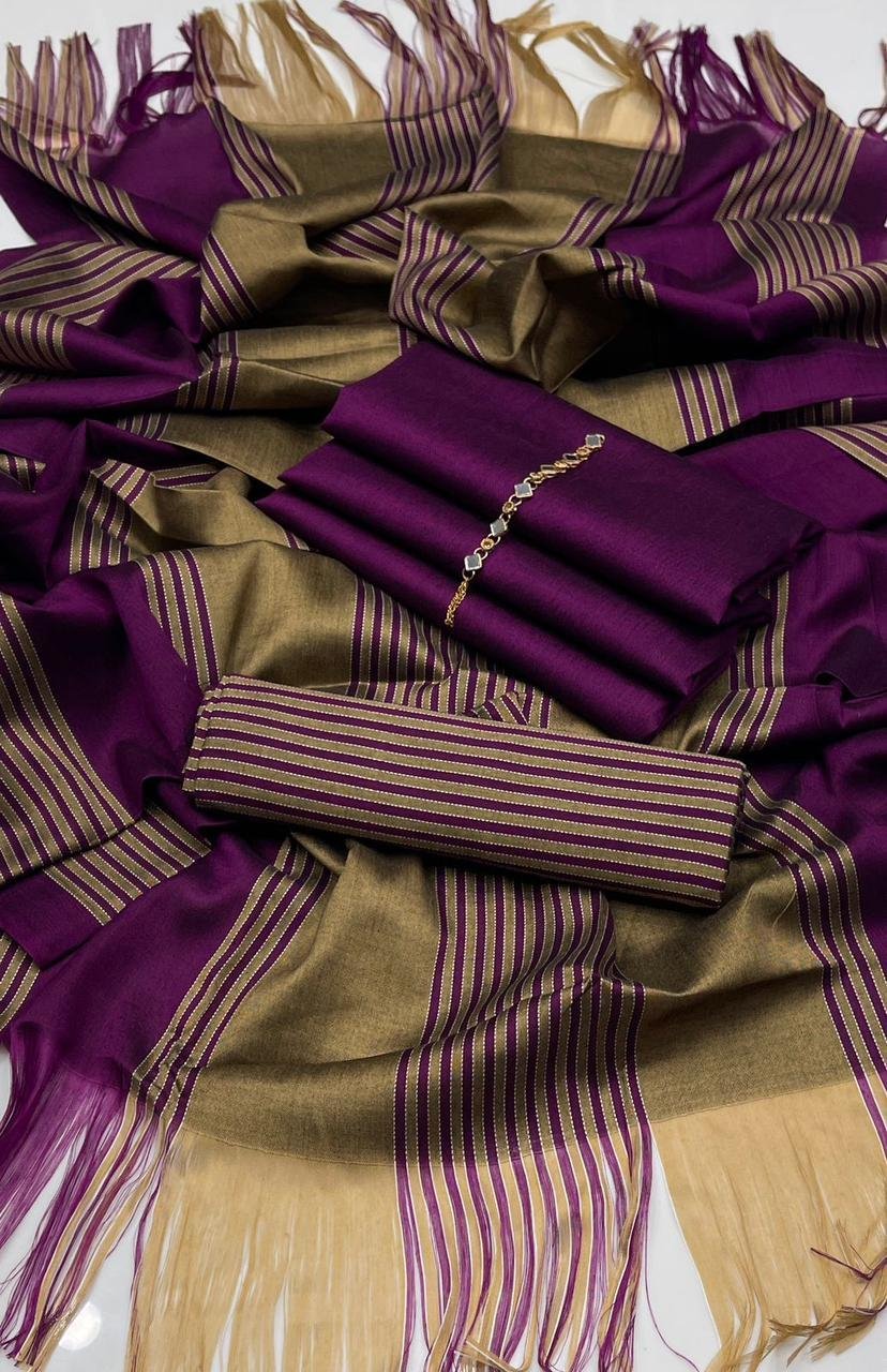 New Collection 2026 – Sussi Fabric 3PC Suit with Jacquard Shawl - Image 7