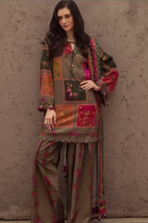 Charizma Hit Code Shamooz Silk Digital Print 3-Piece Suit