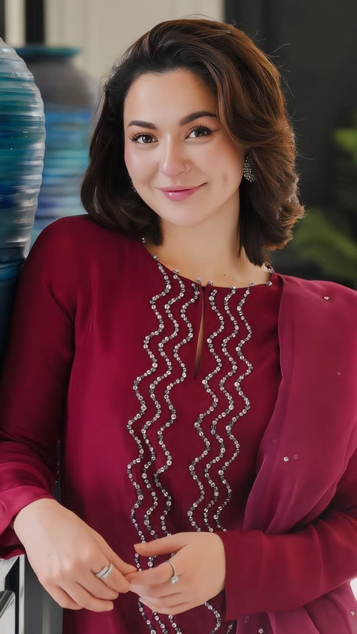 Unstitched Shamoz Silk Suit with Kundan Work & Lace Dupatta – 3 Piece - Image 7