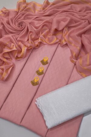 Premium Lawn Suit with Chicken Embroidery & Tarkashi Dupatta – 3 Piece